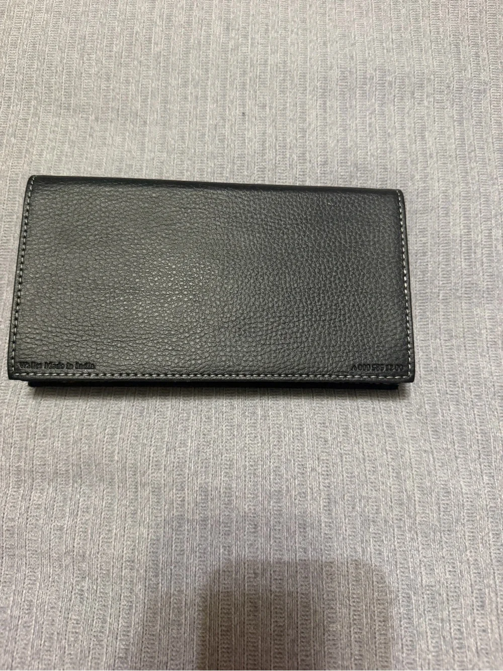 Black Leather Document Holder never used